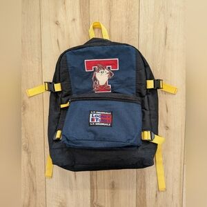 Vintage Looney Tunes Taz Embroidered Backpack